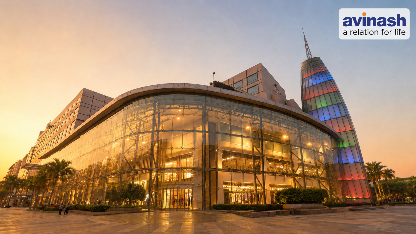 Exterior view of Avinash Magneto The Mall, considered the Best Mall In Raipur